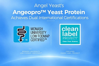 Angel Yeast's Angeopro™ Yeast Protein Achieves Dual International Certifications