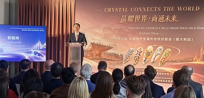 Donghai, China, Brings Crystal and Handcrafted Press-On Nails to Milan Fashion Week
