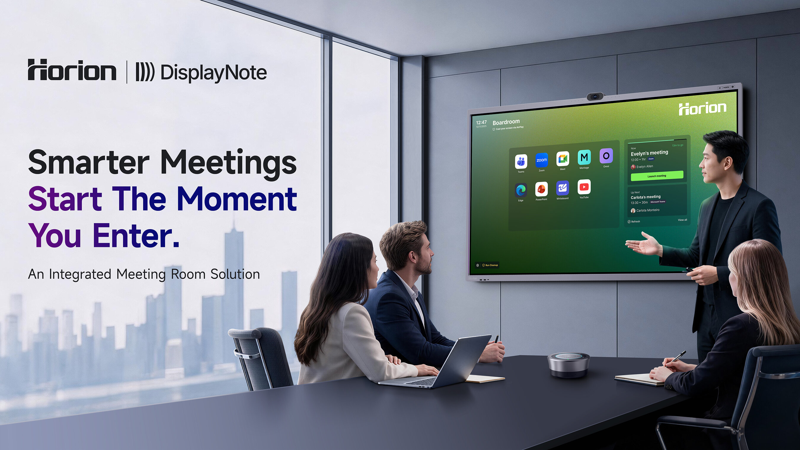 Horion and DisplayNote partner to put Launcher on interactive displays