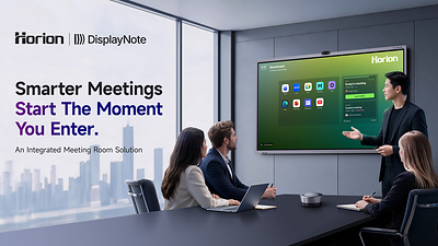 Horion und DisplayNote gehen eine Partnerschaft ein, um ein noch nahtloseres Meeting-Erlebnis auf interaktiven Displays zu ermöglichen
