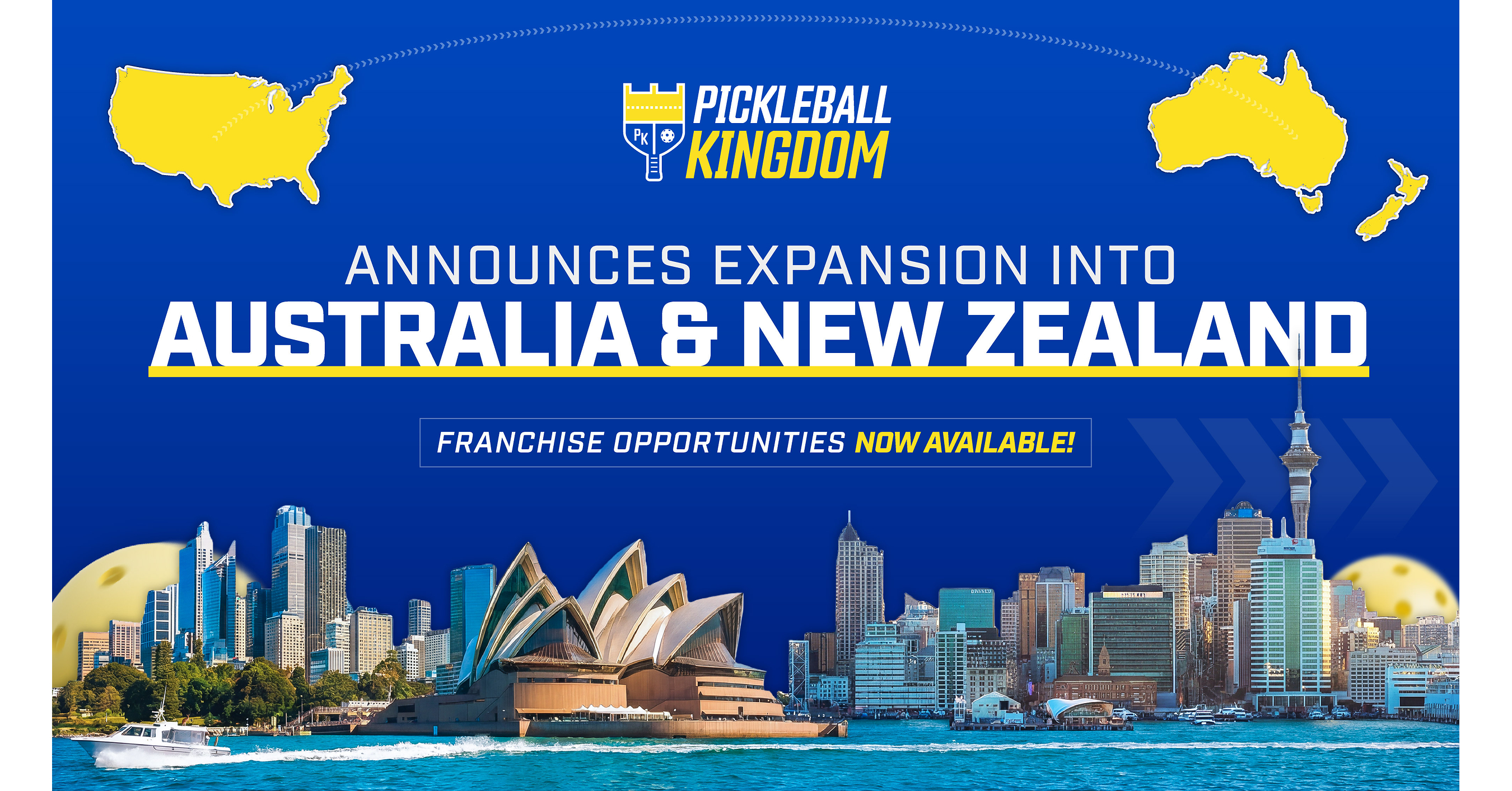 Pickleball Kingdom Continues Global Expansion into Australia and New Zealand