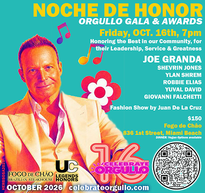 Joe Granda to Receive Two 2026 Honors Celebrating More Than Five Decades in Music and Entertainment