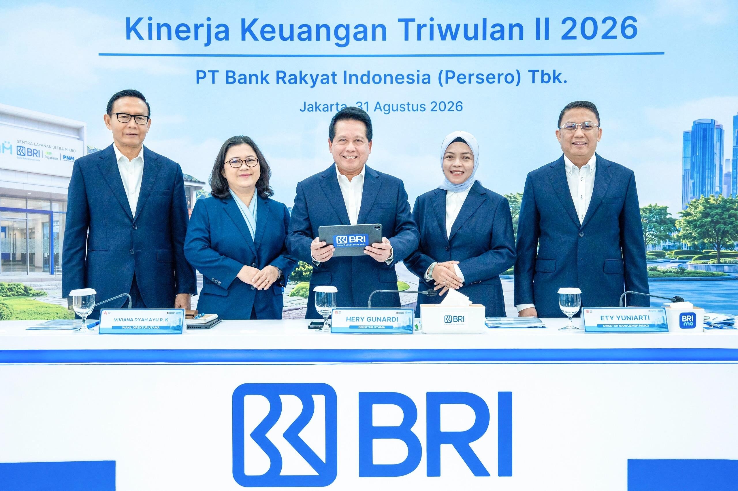 Sustaining Its Role as a Driver of the People's Economy, BRI Posts IDR 31.2 Trillion Net Profit in Q2 2026