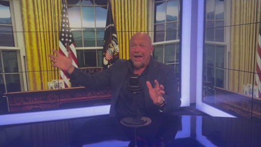 ALEX JONES RETURNS TO FORMER INFOWARS STUDIO