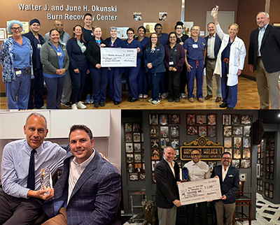 DR. VICTOR STAMS, DR. SIGRID BLOME-EBERWEIN, AND DR. ROBERT MEISLIN RECOGNIZED BY ALLOSOURCE WITH THE DR. STEVEN GITELIS INSPIRATION AWARD FOR HONORING THE GIFT OF DONATION