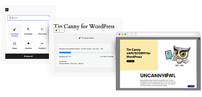Representation on Uncanny Owl's Tin Canny building course modules