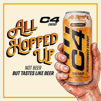 C4 Energy® Puts an Unexpected Twist on Energy with Beer-Flavor-Inspired All Hopped Up