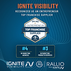 Ignite Visibility & Rallio Named Top Franchise Suppliers