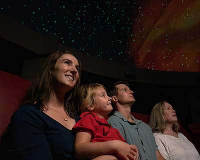 The newly restored Frank Lloyd Wright designed Planetarium at Florida Southern College.