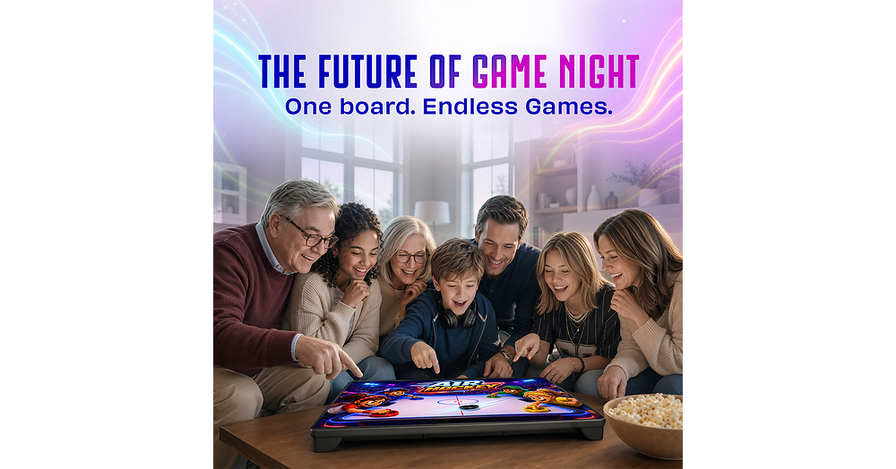 EverBoard Inc Announces a New Digital Gameboard Designed to Bring Families Together