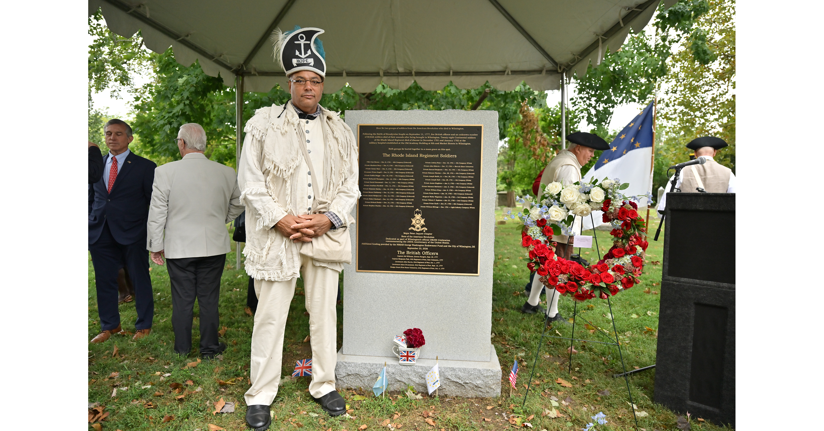 Wilmington Dedicates Memorial to Revolutionary War Soldiers, Including 14 African American Patriots