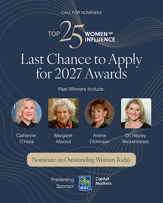 newswire.ca - Women of Influence+ - RBC Capital Markets joins Women of Influence as presenting sponsor of the Top 25 Women of Influence Awards