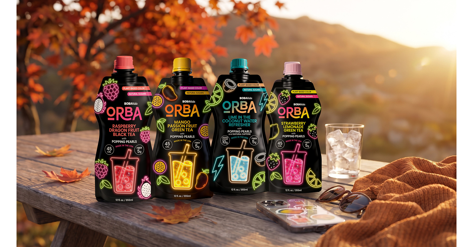 BobaVida Kicks the Door Open on the Drink Aisle With ORBA, a Ready-to-Drink Popping Boba Beverage Shipping November 1