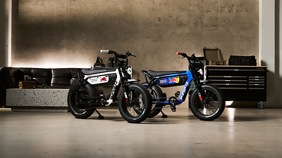 永ちゃん様 ハーレードラックスター バンス&スクリーミング SUPER73 AND ORACLE RED BULL RACING SUPERCHARGE E-BIKE LINEUP WITH