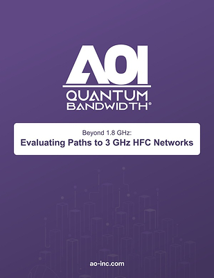 Beyond 1.8GHz: Evaluating Paths to 3.0GHz HFC Networks