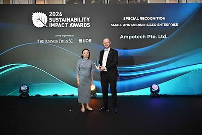 Ampotech Receives Special Recognition Award at Sustainability Impact Awards 2026 for Advancing AI-Enabled Decarbonisation