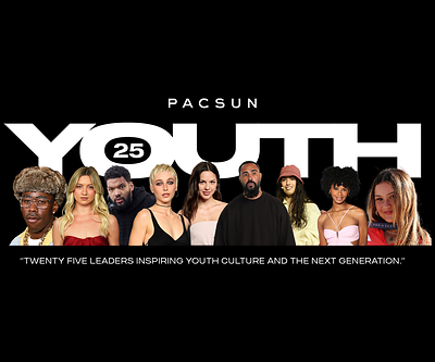 PACSUN UNVEILS THE YOUTH 25™, HONORING THE CREATORS, ARTISTS, AND ICONS SHAPING THE NEXT GENERATION