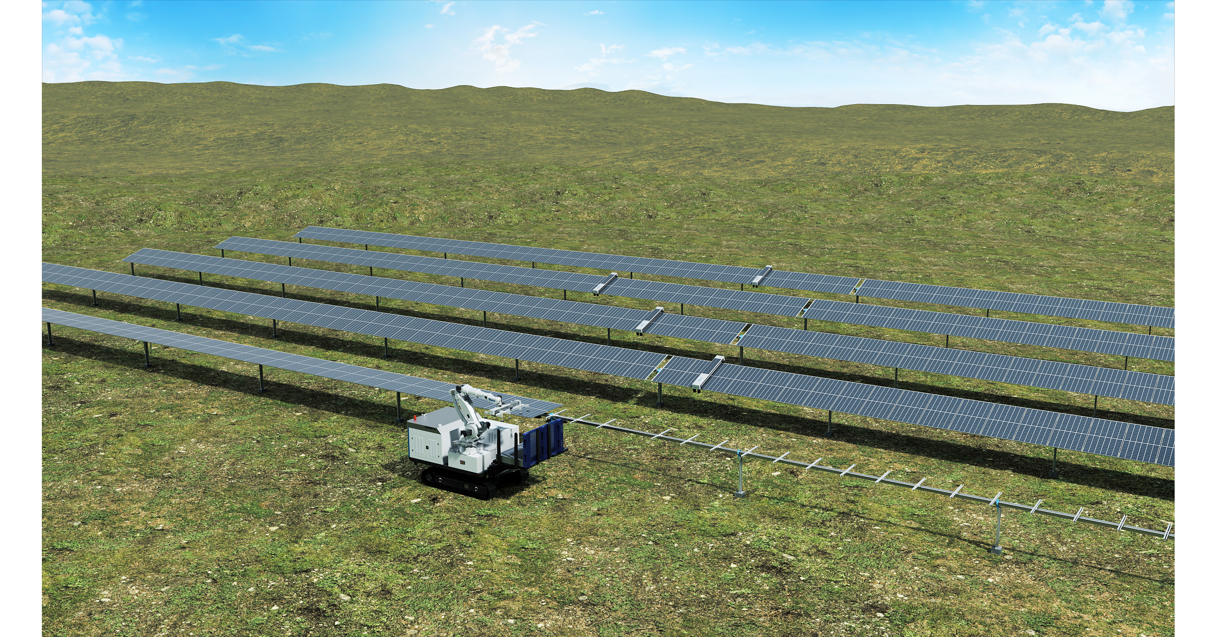 TrinaTracker Launches Two Robots to Expand its Smart PV Ecosystem