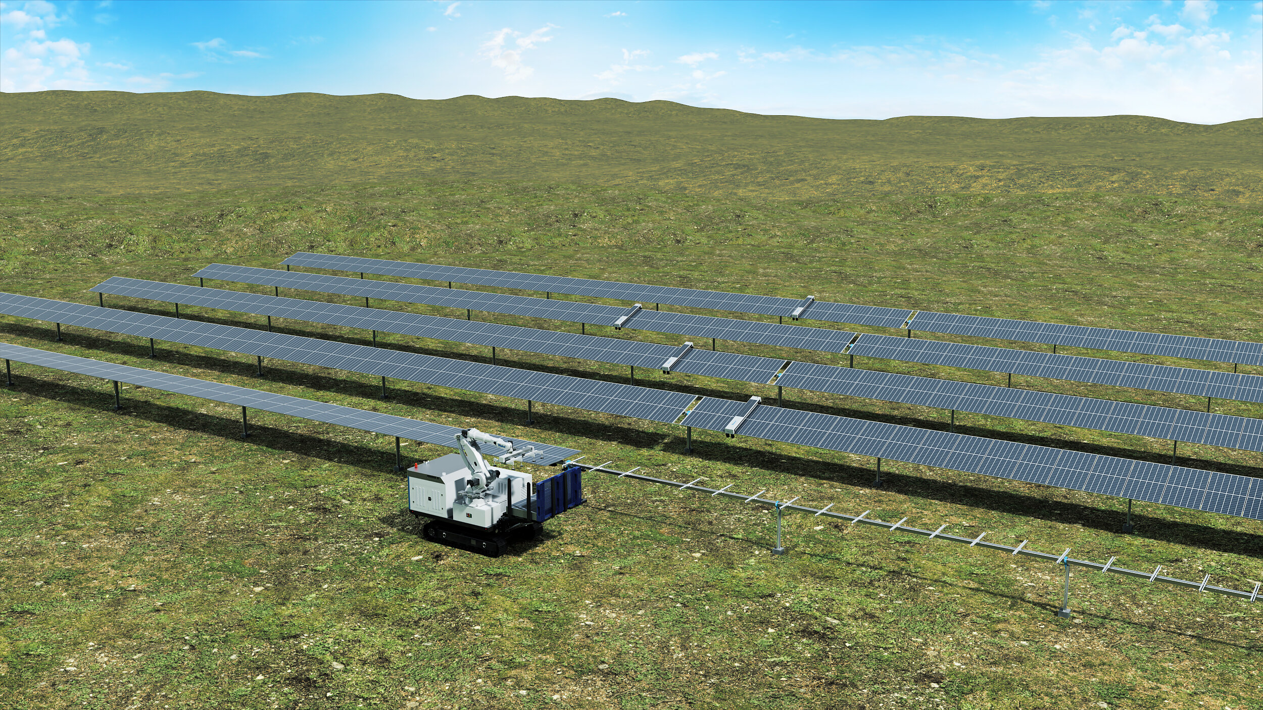 TrinaTracker Launches Two Robots to Expand its Smart PV Ecosystem