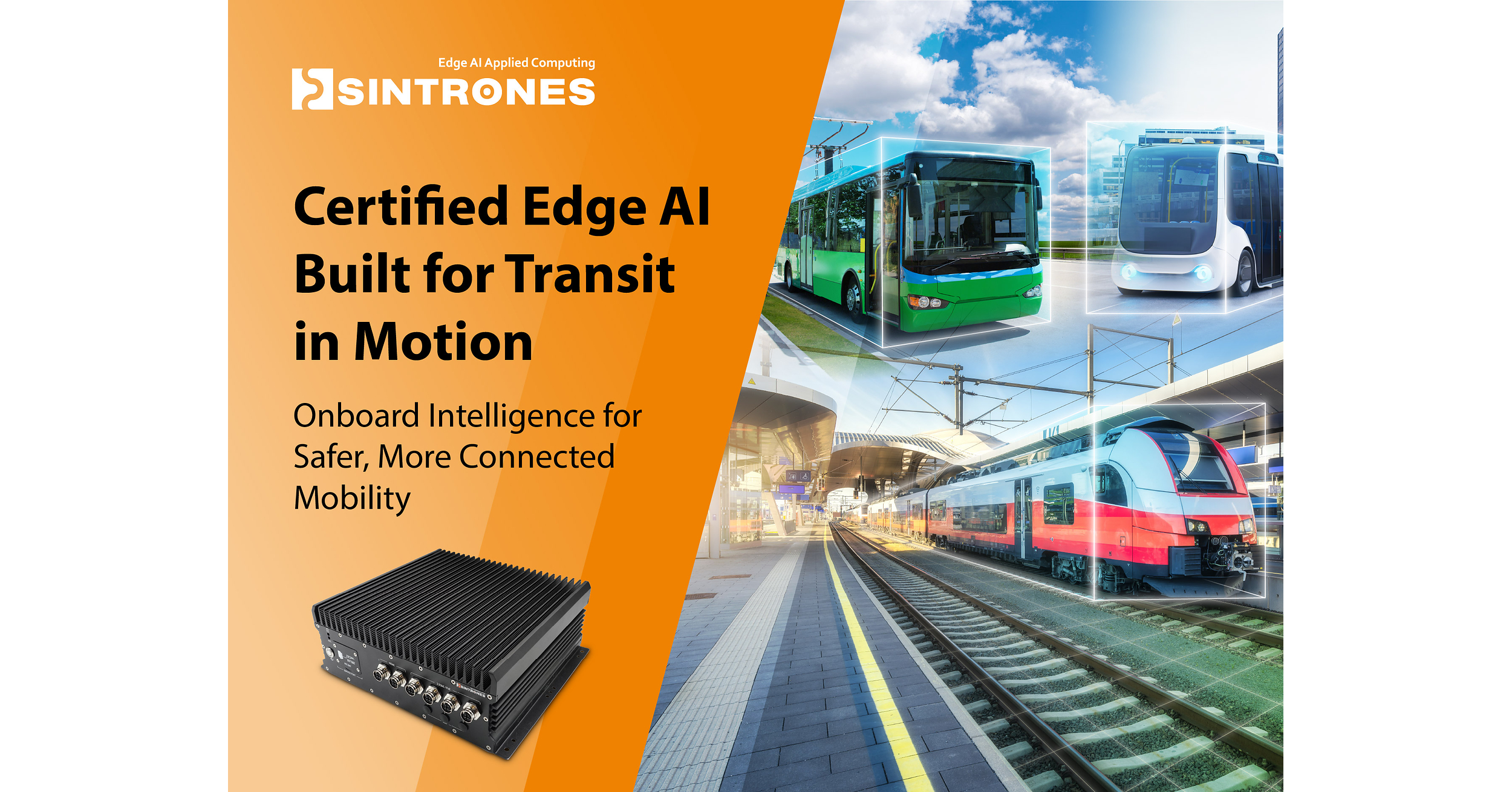 SINTRONES Demonstrates Real-Time Edge AI for Public Transit Safety and Situational Awareness at APTA EXPO 2026