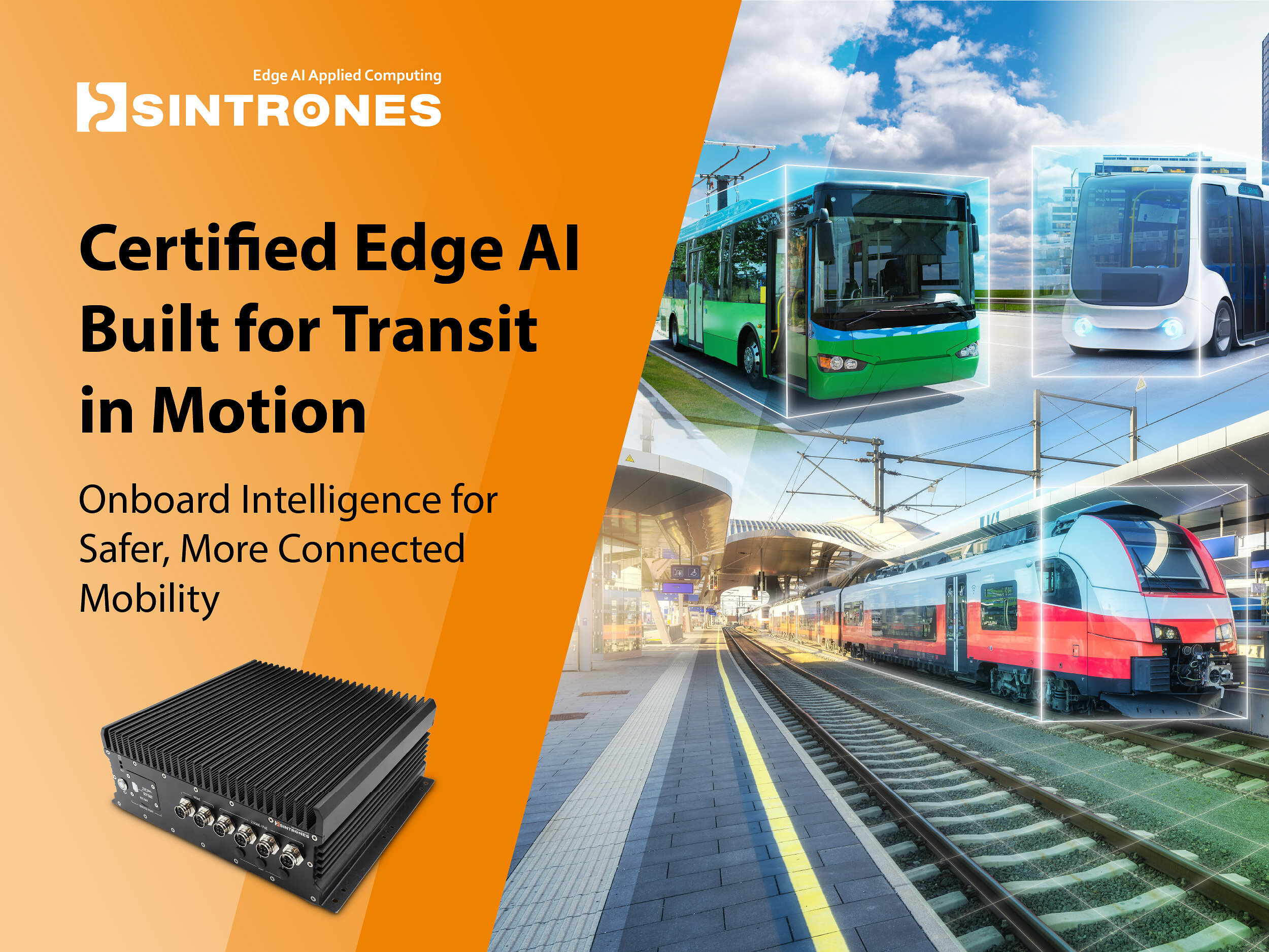 SINTRONES Demonstrates Real-Time Edge AI for Public Transit Safety and Situational Awareness at APTA EXPO 2026