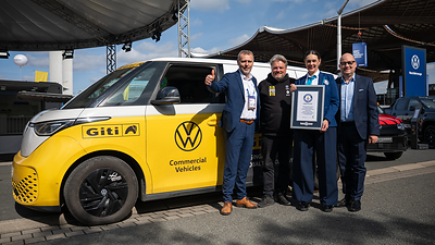 Giti Tire steers 'VW ID.Buzz World Tour' into record books