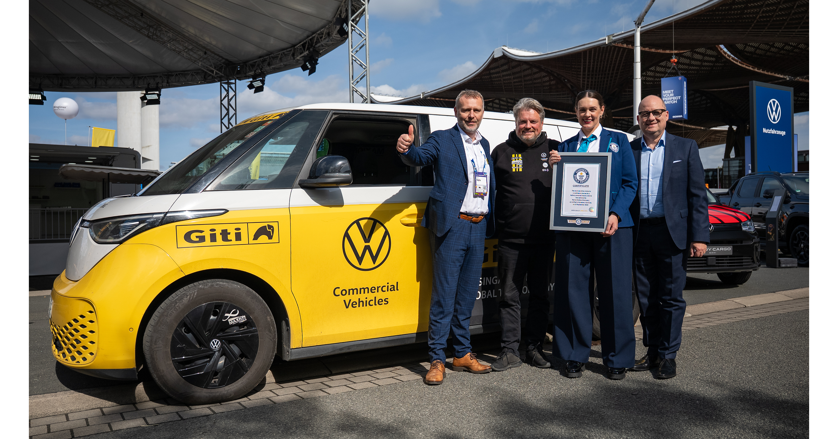 Giti Tire steers 'VW ID.Buzz World Tour' into record books
