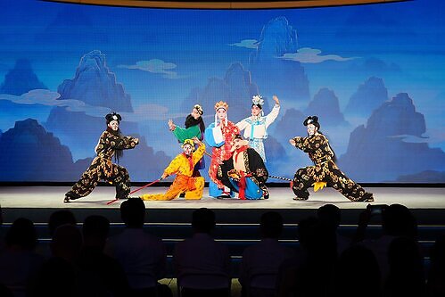 Opening performance: the Jin Opera, The Leopard-Capturing Tale This image opens in the lightbox