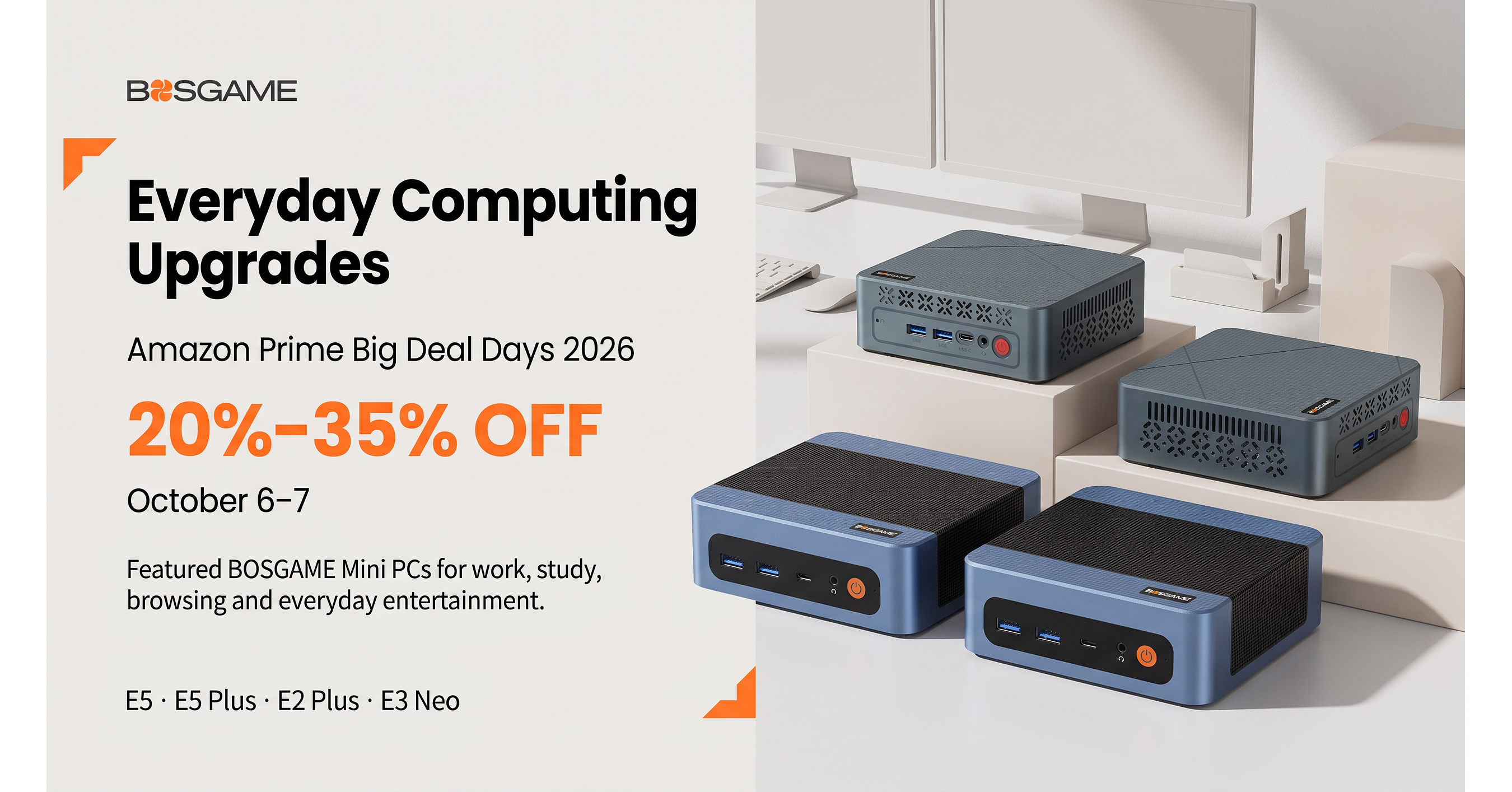 BOSGAME Brings Everyday Computing Upgrades to Amazon Prime Big Deal Days 2026