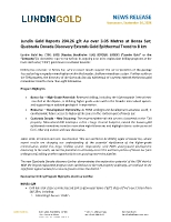 Lundin Gold Reports 204.26 g/t Au over 3.05 Metres at Bonza Sur - Quebrada Dorada Discovery Extends Gold Epithermal Trend to 8 km