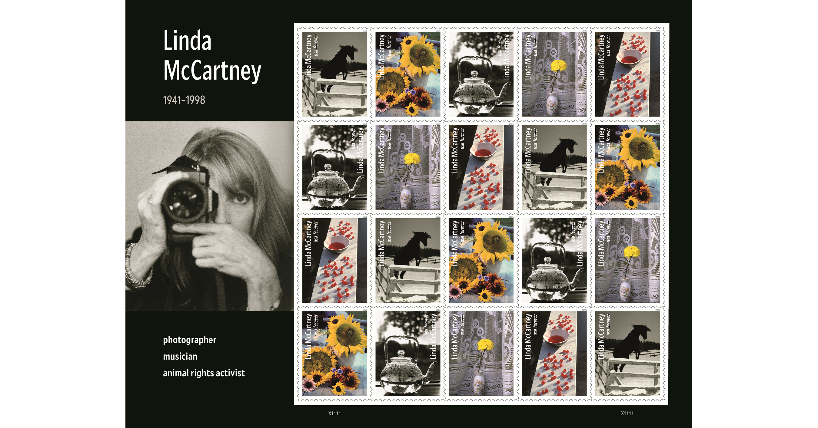 Introducing Linda McCartney Stamps