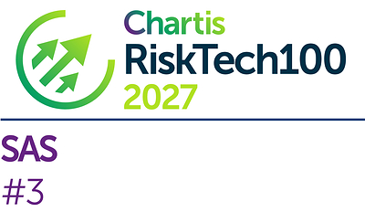 SAS leads in a dozen diverse RiskTech100 categories critical to banks and insurers.
