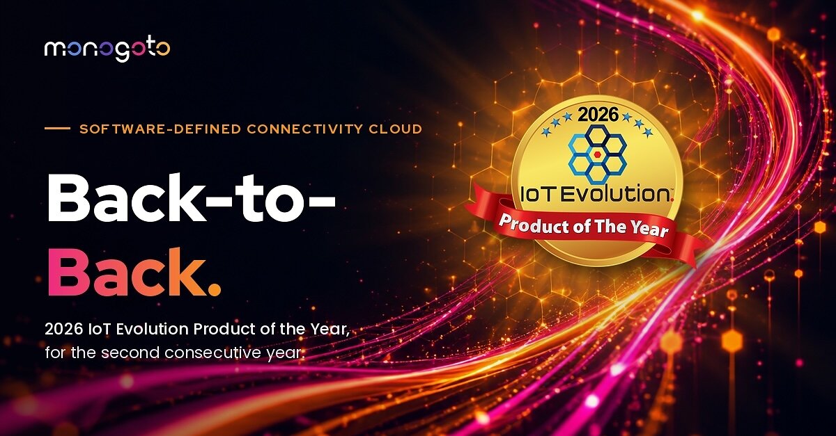 Monogoto Receives 2026 IoT Evolution Product of the Year Award for the Second Consecutive Year