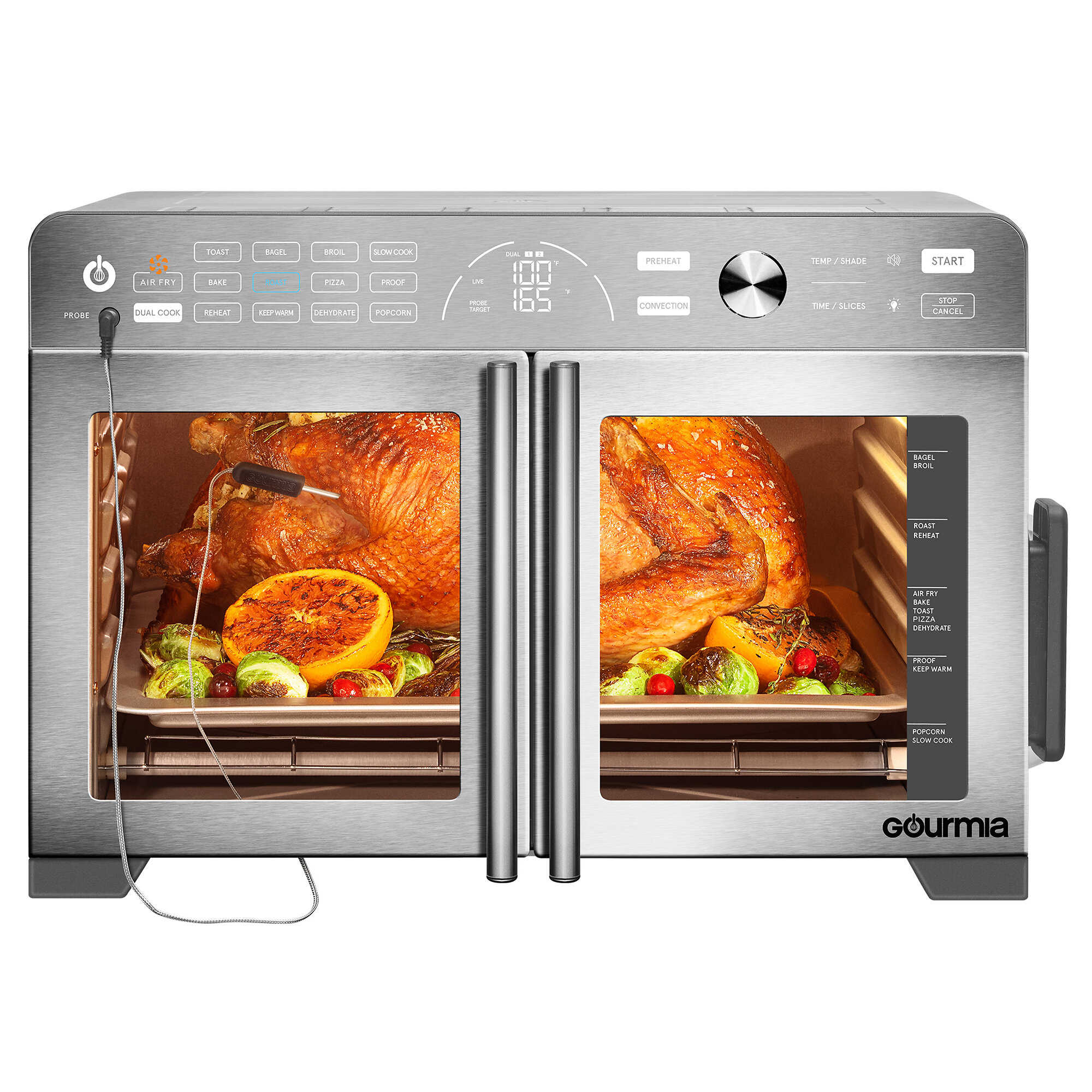 Gourmia Brings New Extra-Large 12-Slice Stainless Steel Air Fryer Oven to Costco