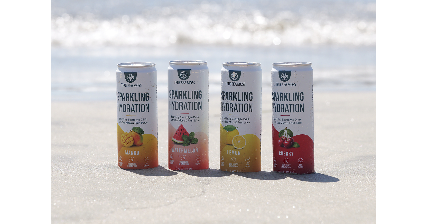 True Sea Moss Launches Sparkling Hydration, a New Line of Electrolyte Drinks Made With Sea Moss and Real Fruit