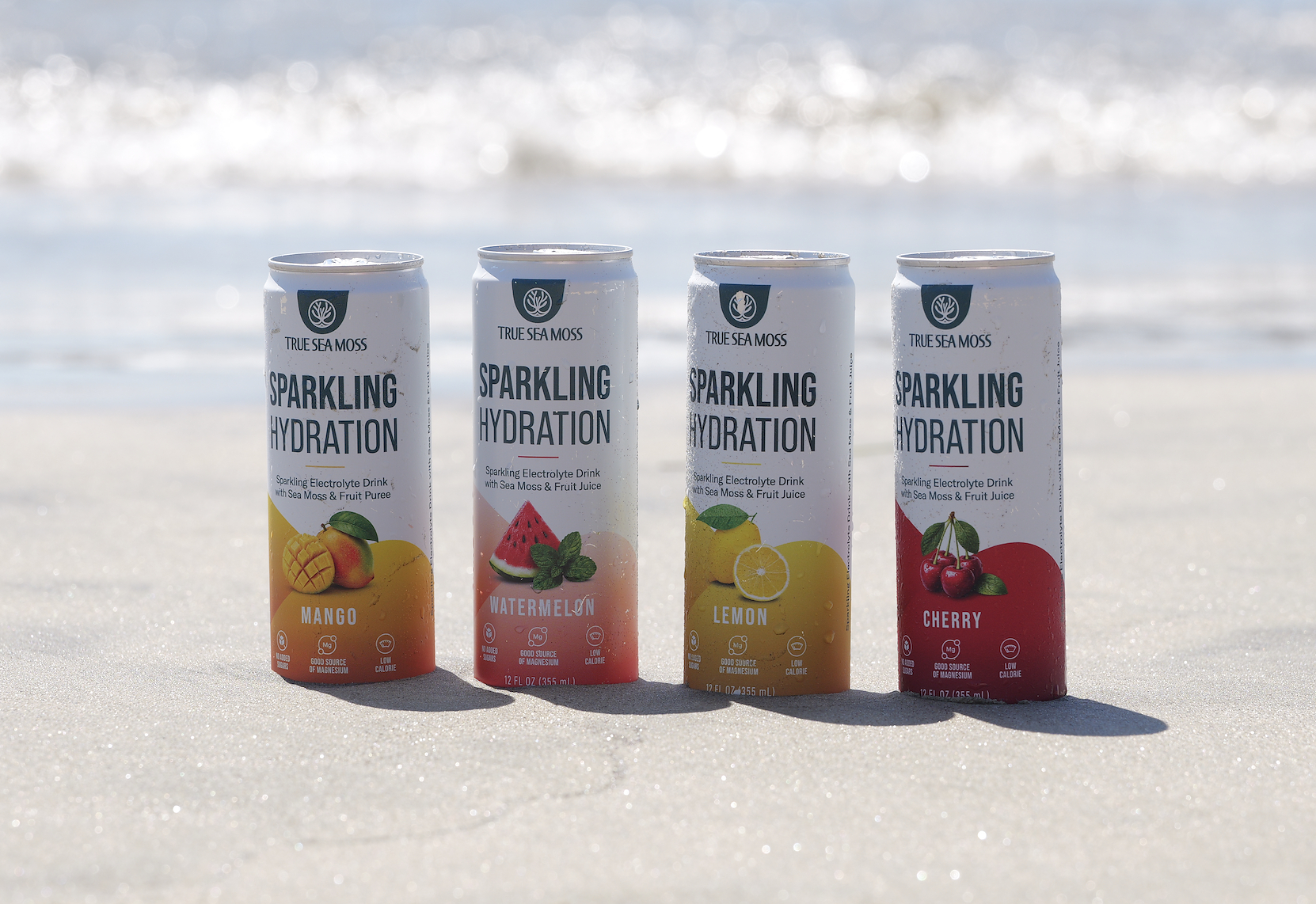 True Sea Moss Launches Sparkling Hydration, a New Line of Electrolyte Drinks Made With Sea Moss and Real Fruit