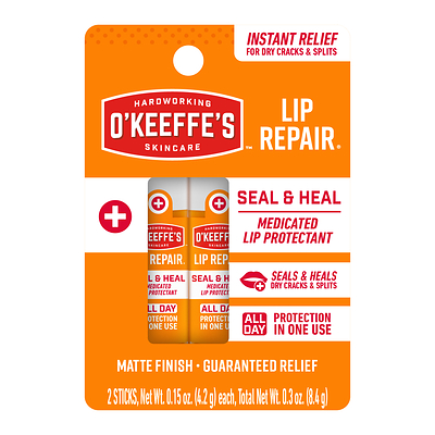 O’Keeffe’s Lip Repair Seal & Heal Lip Balm Package