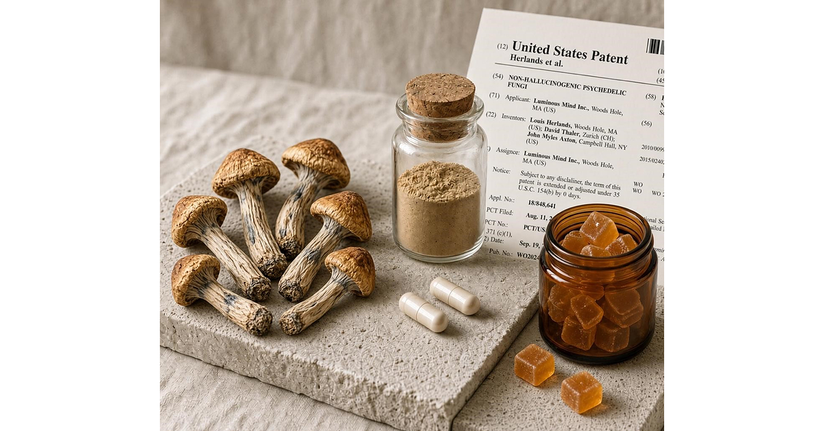 Luminous Mind, Inc. Announces U.S. Patent for Non-Hallucinogenic Psychedelic Mushrooms