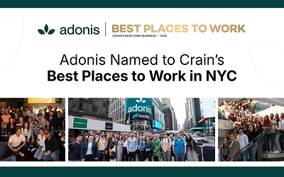 Adonis Recognized as One of the Best Places to Work in New York City in 2026 by Crain’s New York Business