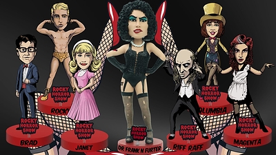 "Rocky Horror Show" Bobbleheads Kickstarter Campaign Launched