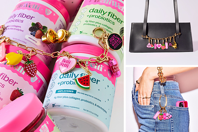 The BelliWelli x 8 Other Reasons collaboration features eight limited charm designs created for the campaign, with sweepstakes winners receiving one charm alongside an $8,000 cash prize.