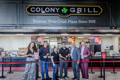 Colony Grill Joins Tampa Bay Buccaneers as Official Pizza Partner, Bringing Famous Thin-Crust Pizza to Raymond James Stadium