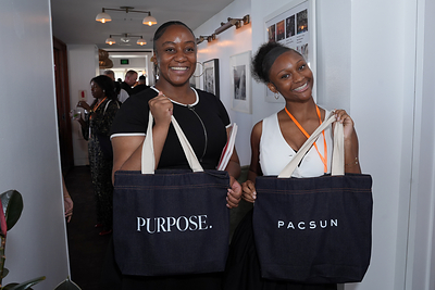 Pacsun hosted its second annual Purpose Summit today at Soho House's Little Beach House Malibu, bringing together creators, executives, cultural leaders, and young voices across the brand's four founding pillars, fashion, sport, art, and music, for a day of conversation centered on the forces shaping the next generation.