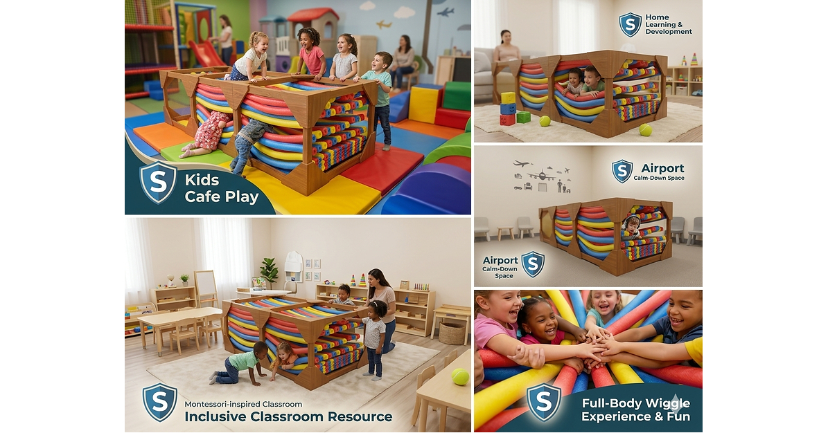 Wriggle Box LLC Launches Indiegogo Campaign for 'Wriggleworm,' a Breakthrough Full-Body Sensory Regulation Play Structure