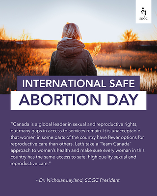 SOGC Calls for Expanded Abortion Care in Canada on International Safe Abortion Day