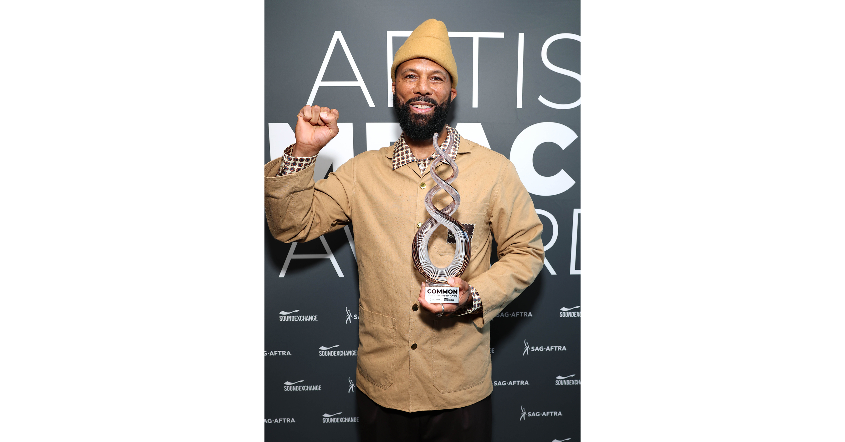 Sag Rood SAG-AFTRA AND SOUNDEXCHANGE HONOR COMMON WITH 2026 ARTIST IMPACT AWARD