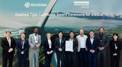 Envision Energy Accelerates the Evolution of Global Wind Technology with DNV Certification for TG Pro