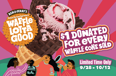 Ben & Jerry’s Scoop Shops Defend Democracy By Doing a Waffle Lotta Good