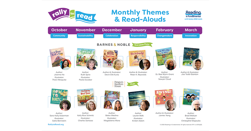 READING IS FUNDAMENTAL LAUNCHES SIXTH ANNUAL NATIONWIDE READING ENGAGEMENT INITIATIVE "RALLY TO READ 100"
