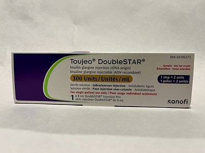 Toujeo DoubleSTAR 300 IU/mL – 1 stylo injecteur (échantillon)